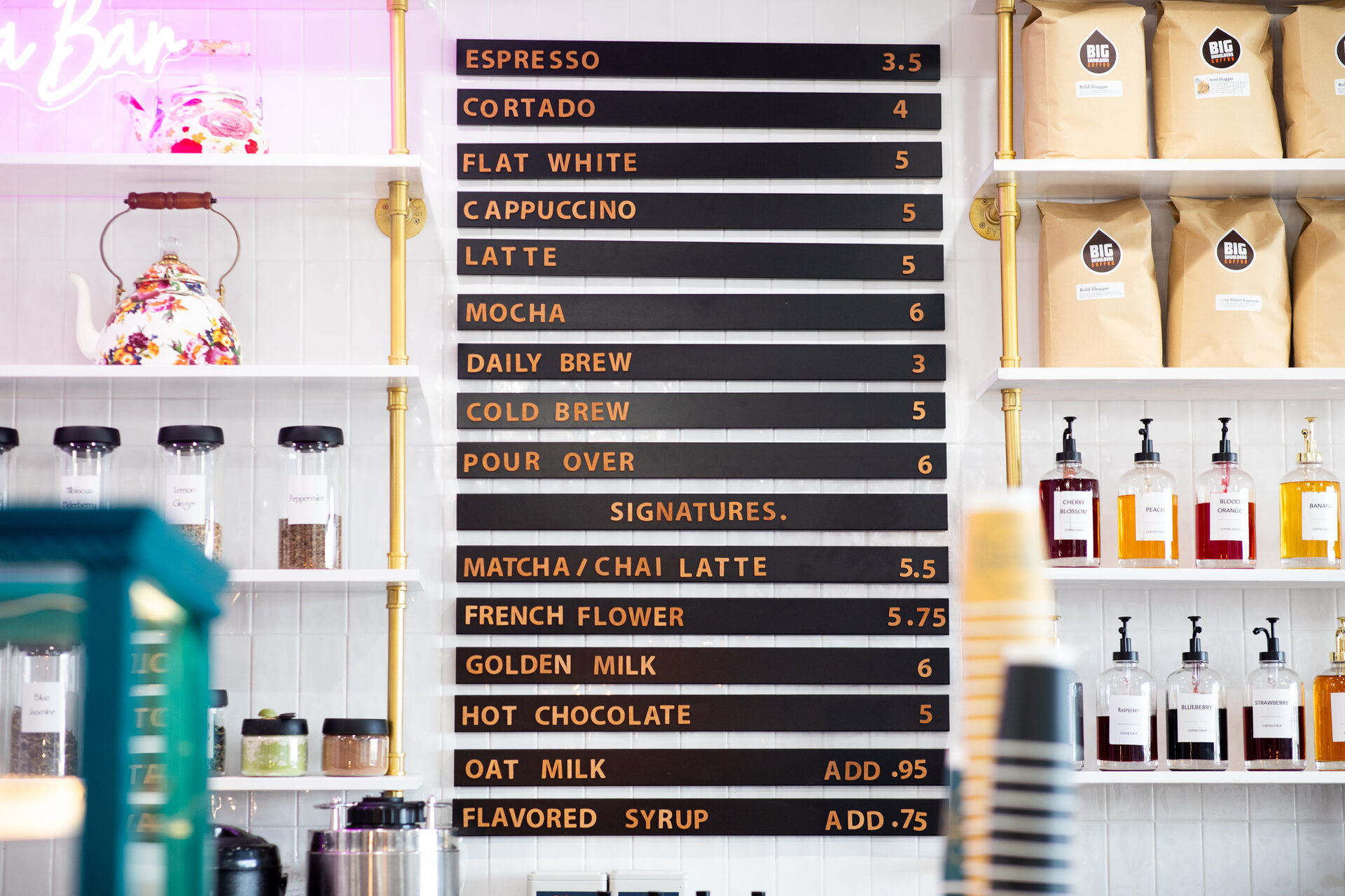 Menu board